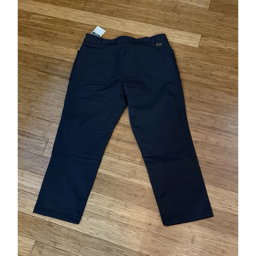 NEW Duluth Trading Co Men's Black Flexpedition Standard Pants Lined Cargo 42x30